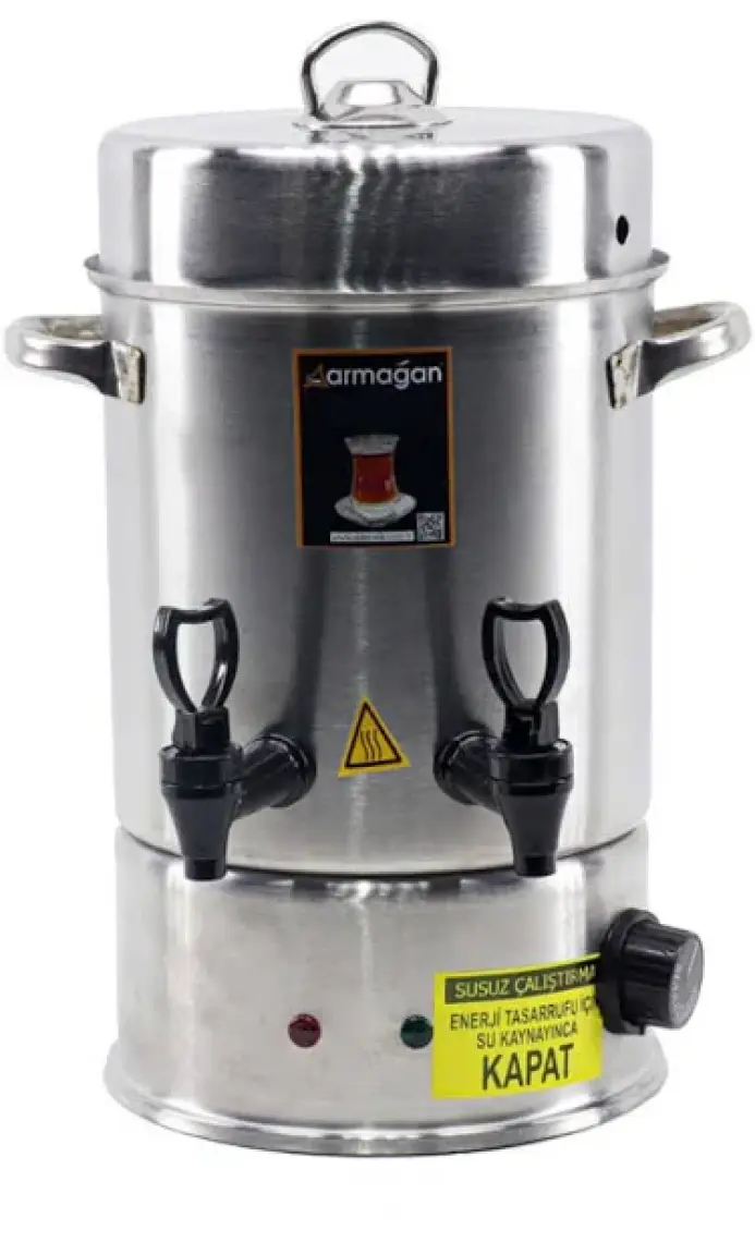 Armagan Çay Otomatı 80 Bardak Semaver Çay Kazanı
