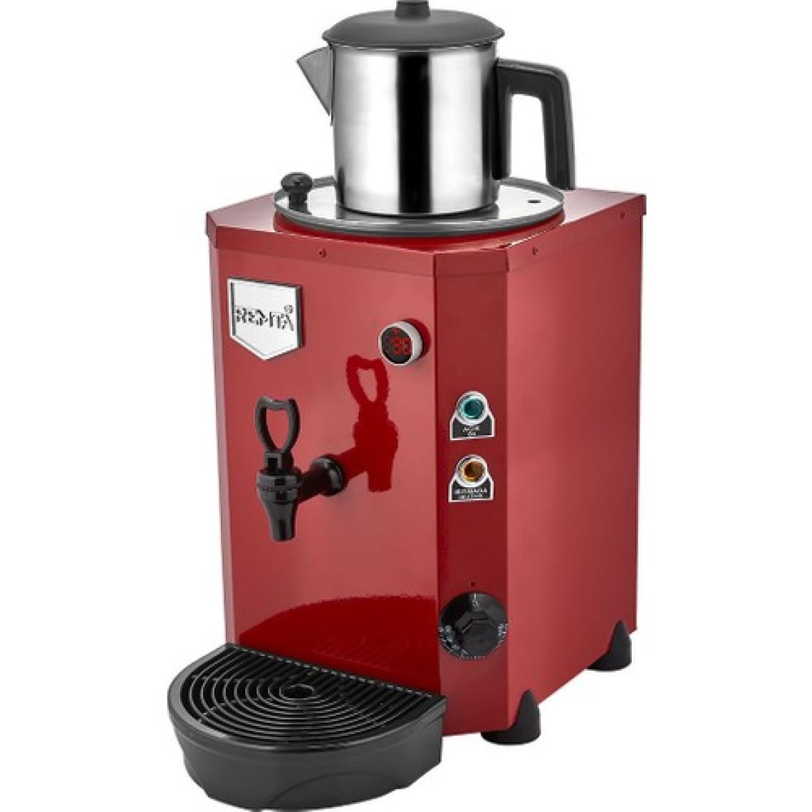 Remta Tek Demlikli Jumbo Çay Makinesi Kırmızı Renk 7 Lt - DE14