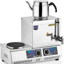 Remta 15 Model Tek Demlikli Çay Kazanı 14 Lt + 1 Adet Demlik - K30