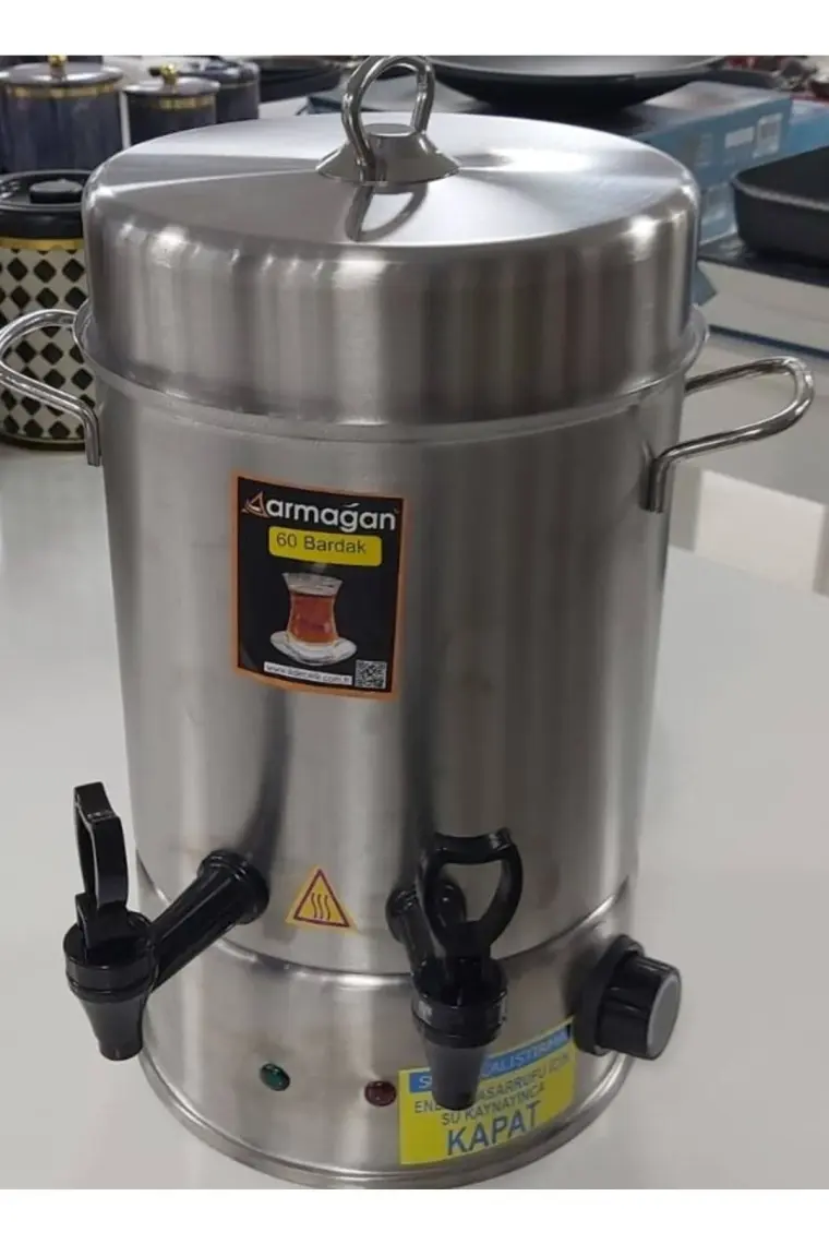Armağan Çay Otomatı 60 Bardak Semaver Çay Kazanı