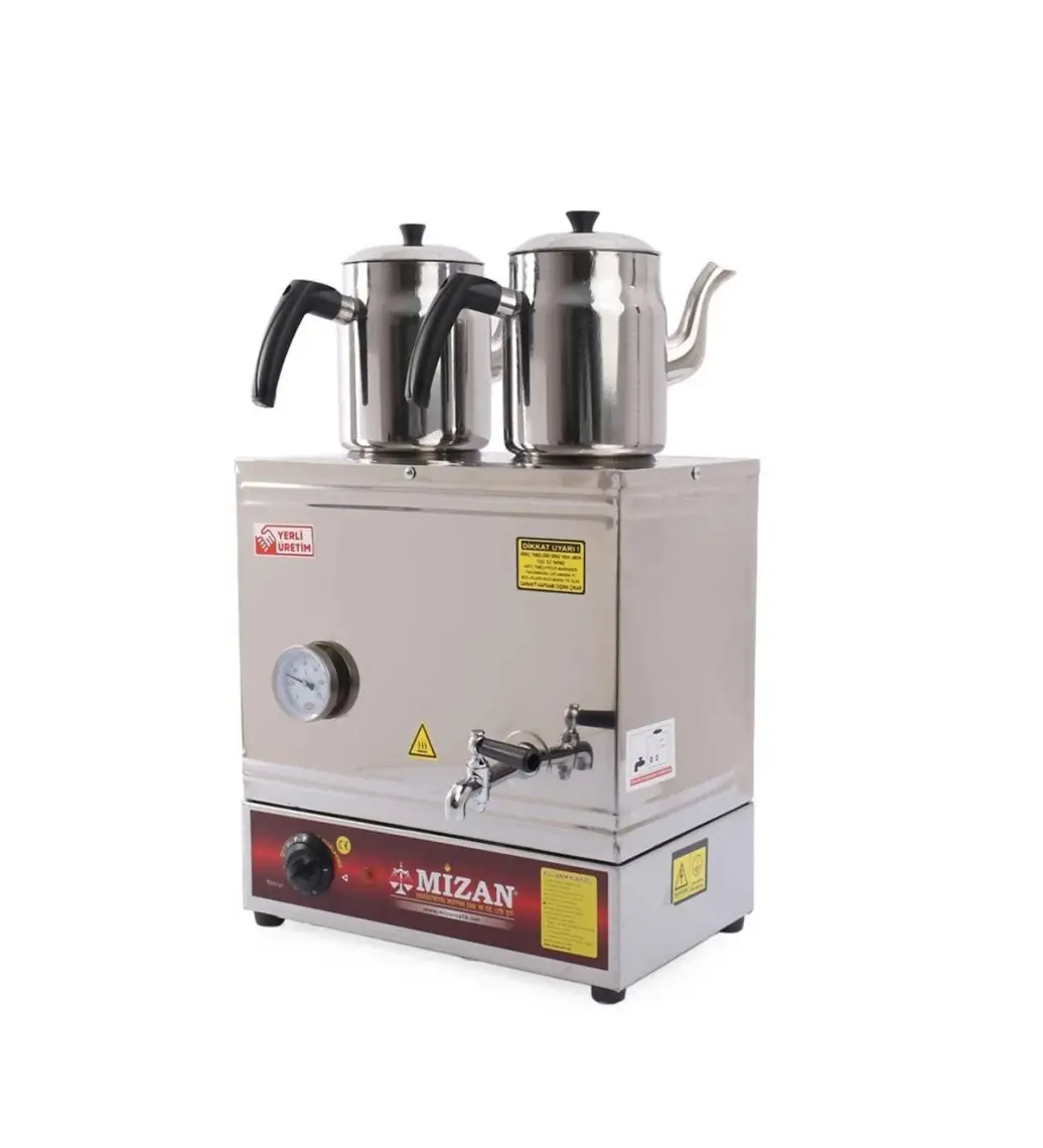 Mizan 40 Lık Elektrikli 30 Litre 2 Demlikli Çay Kazanı Hediyeli