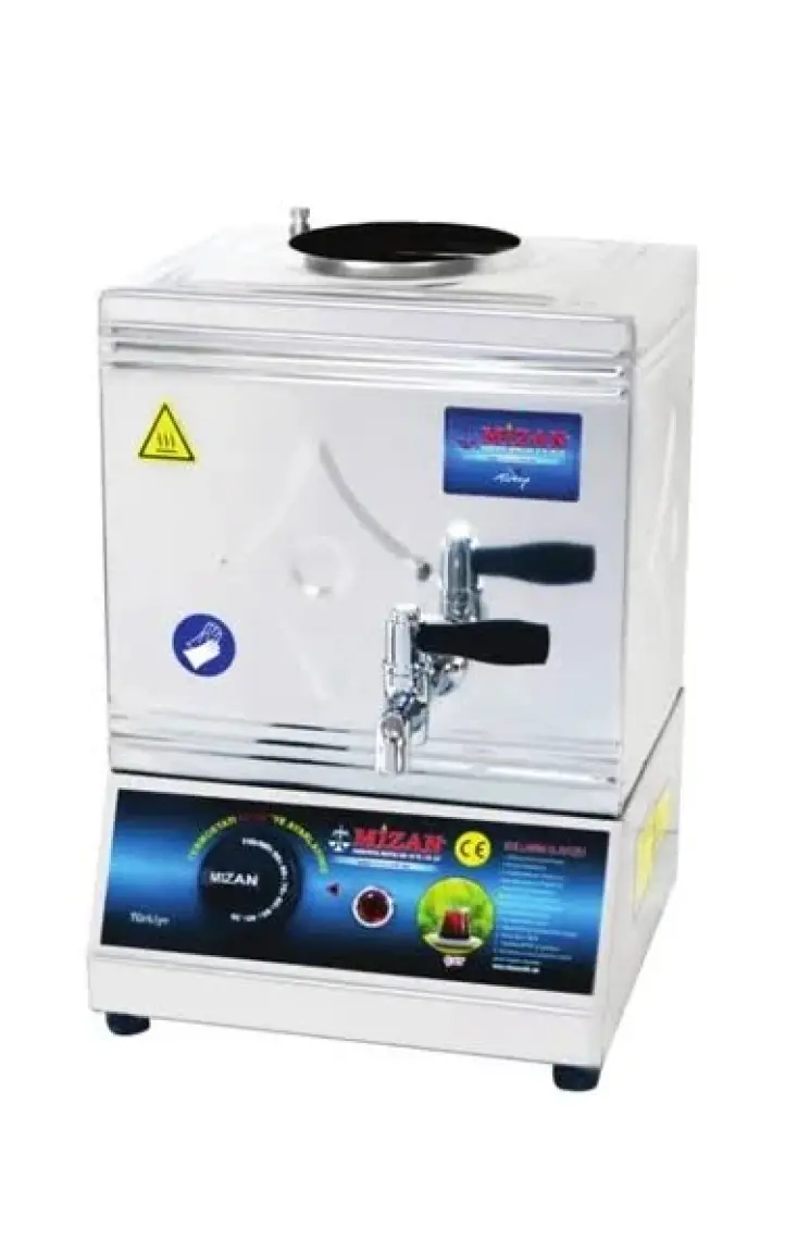 Mizan 15 Lik Elektrikli 10 Litre 1 Demlikli Çay Kazanı Çay Ocağı