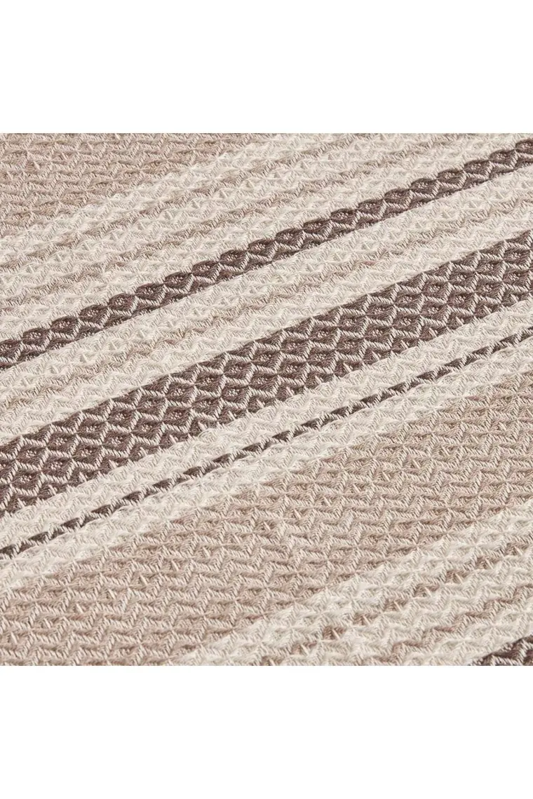 Bella Maison Linea Pamuklu Tek Kişilik Yatak Örtüsü Bej (160x220 cm)