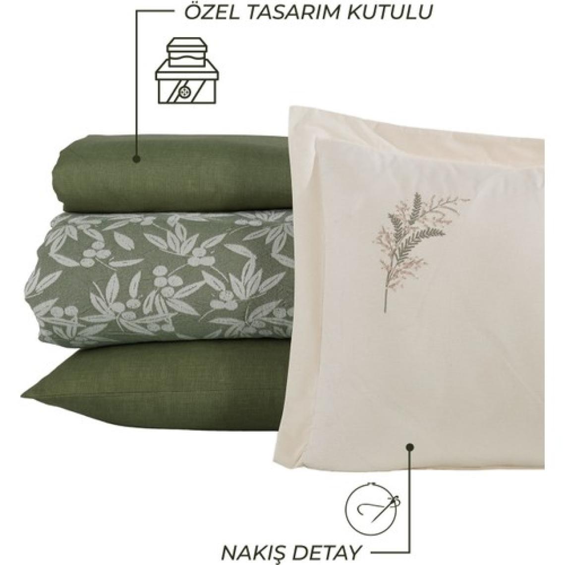 Elart Natural Series Tina Yatak Seti 6 Parça Yeşil