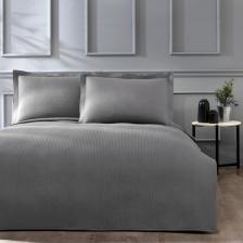 Linens Mist Çift Kişilik Yatak Örtüsü Seti Gri