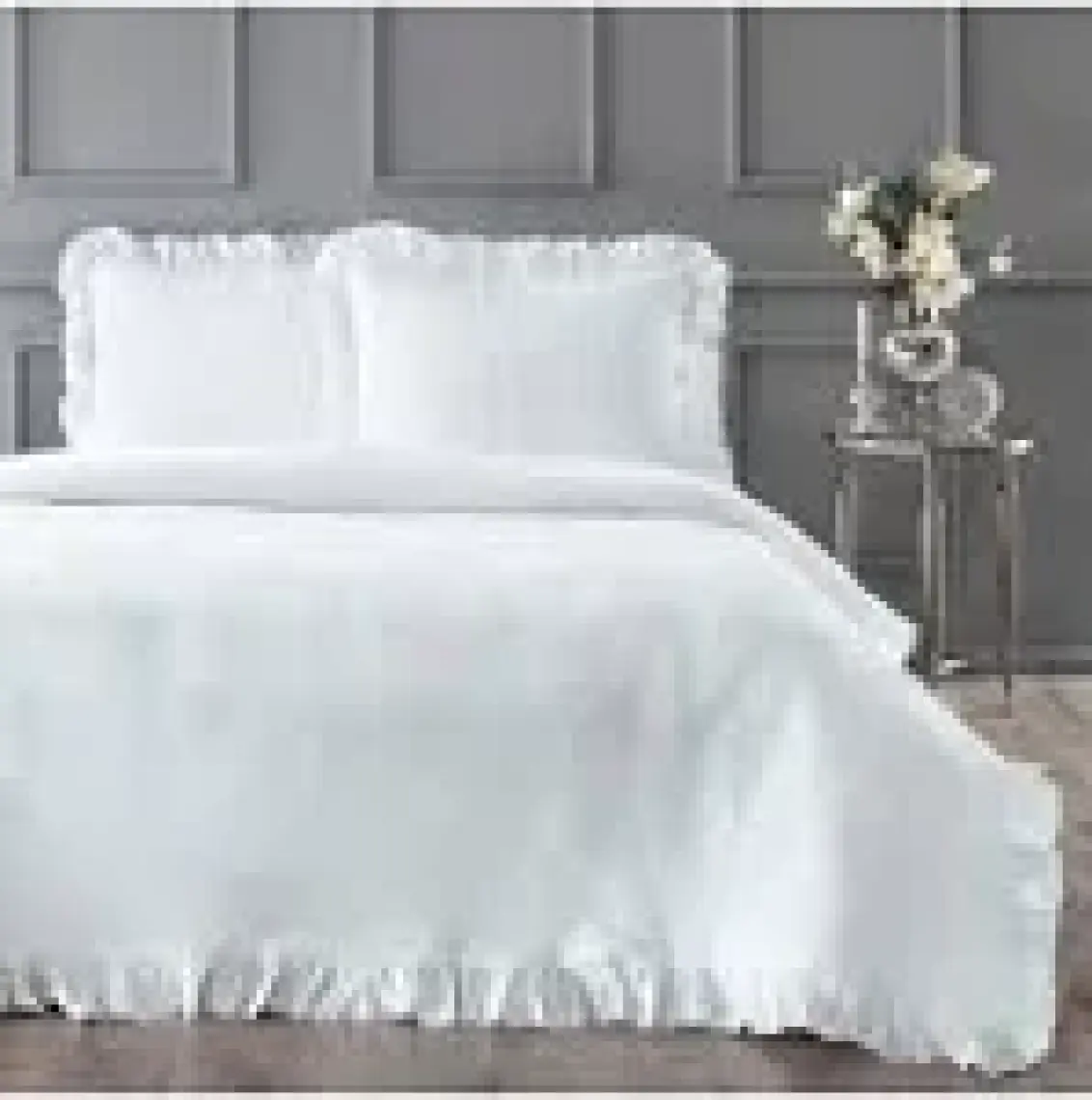 Linens Bsp Çift Kişilik Yatak Örtüsü Seti Beyaz