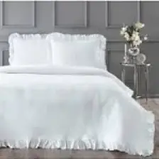 Linens Bsp Çift Kişilik Yatak Örtüsü Seti Beyaz