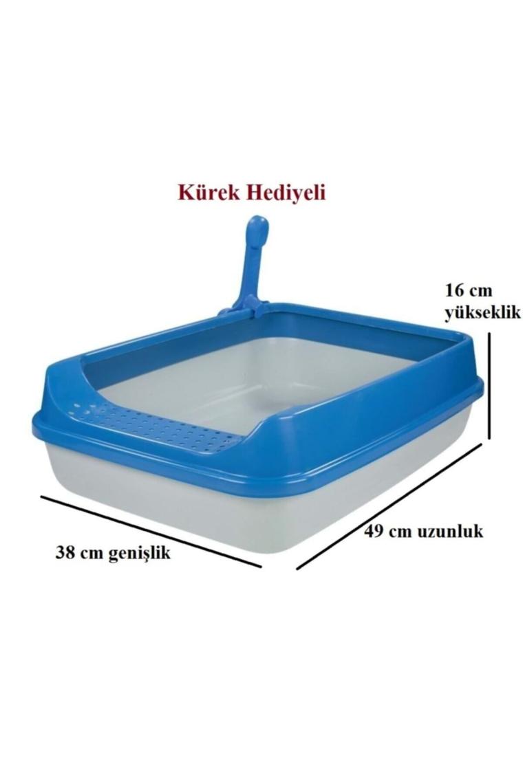 Lüks Açık Kedi Tuvaleti - Bej