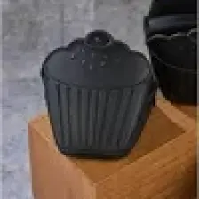 Enashop 2 Adet %100 Silikon Fırın Eldiveni Kaymaz Mikrodalga Fırın Tencere Tepsi Tutmaç Seti Siyah