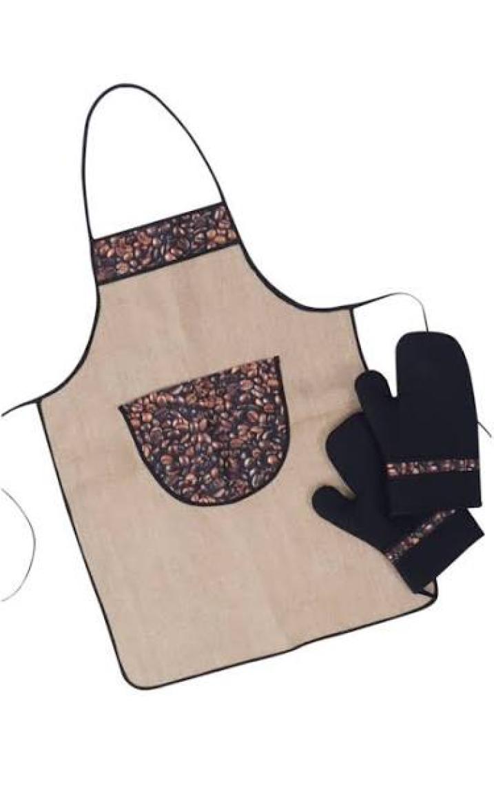 Homaks Jüt Mutfak Seti ( Mutfak Önlüğü + 2 Fırın Eldiveni )