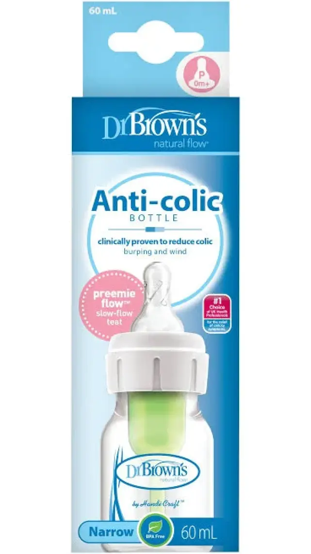 Dr Brown's Prematüre Options Mini Dar Ağız PP Biberon 60 Ml