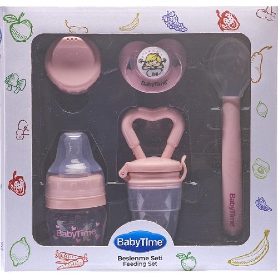 BabyTime BT513 Pembe Beslenme Seti