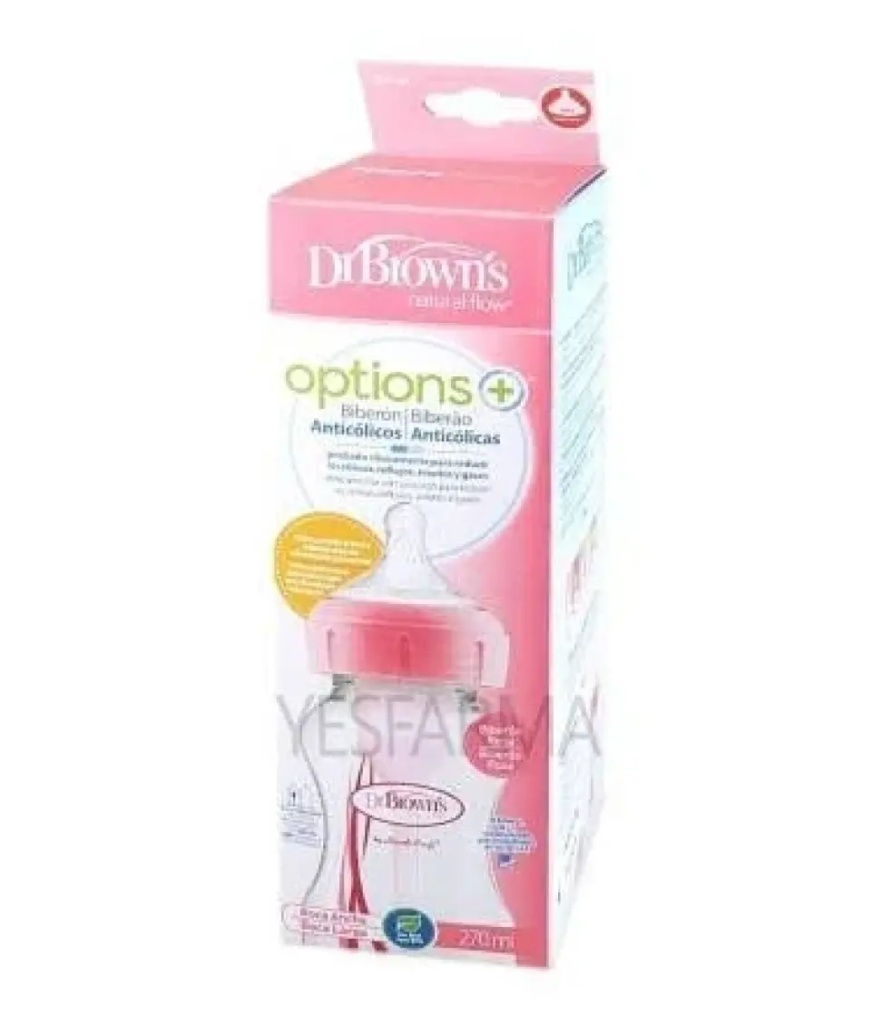 Dr. Brown's Geniş Ağız Options + Pp Biberon 270 ml