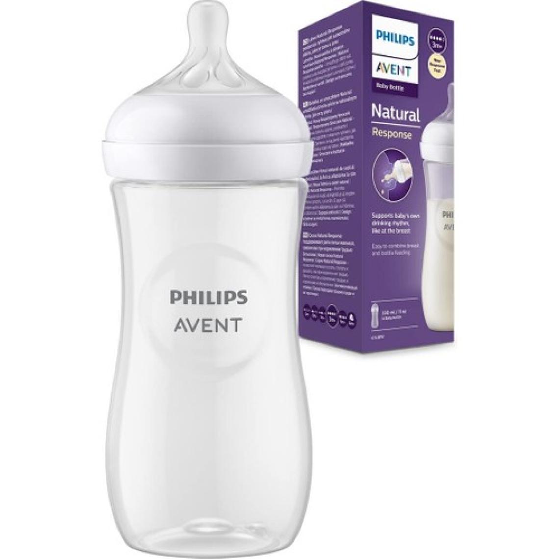 Philips Avent Natural Response PP Biberon 3 Ay+ 330ml SCY906/01