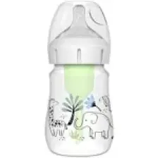 Dr Brown's Geniş Ağız Anti-Kolik Options+ 150 ml Pp , Orman Fil  Desenli