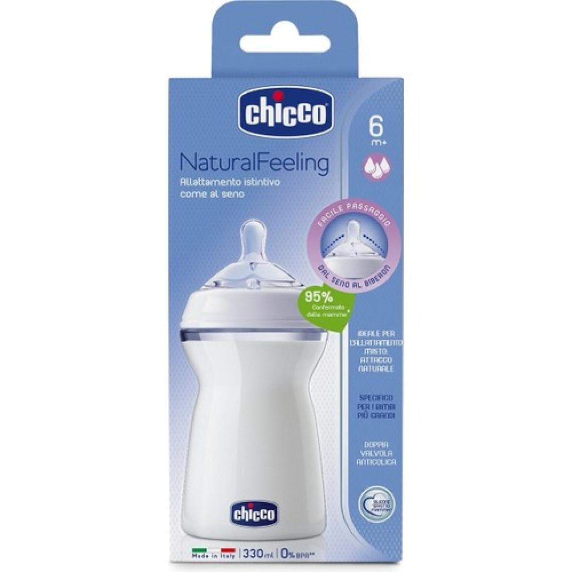 Chicco NaturalFeeling Biberon 6 Ay+ 330 ML