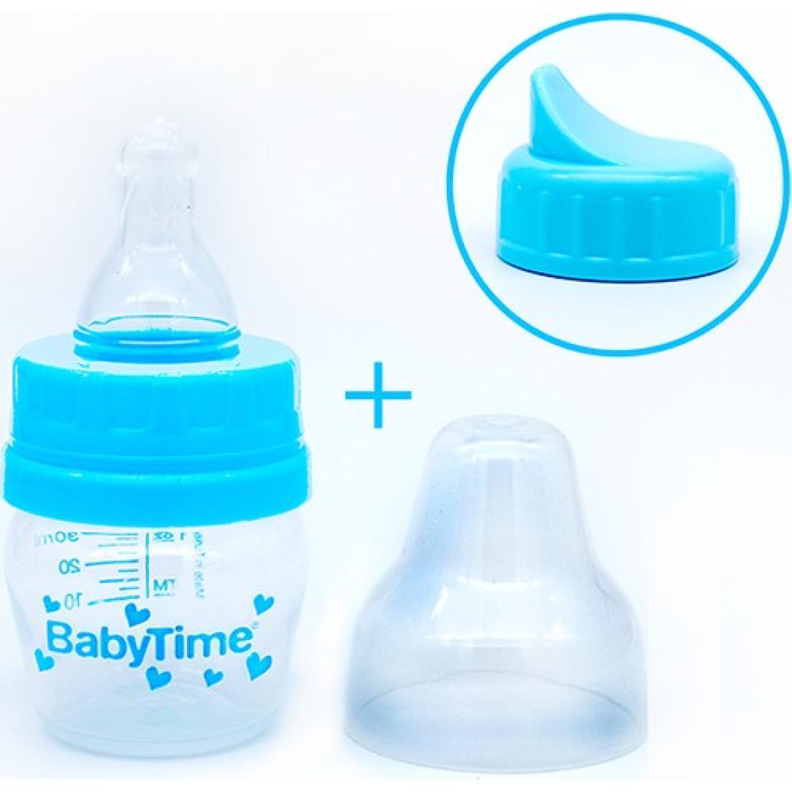 BabyTime 5'li Mavi Biberon ve Emzik Seti