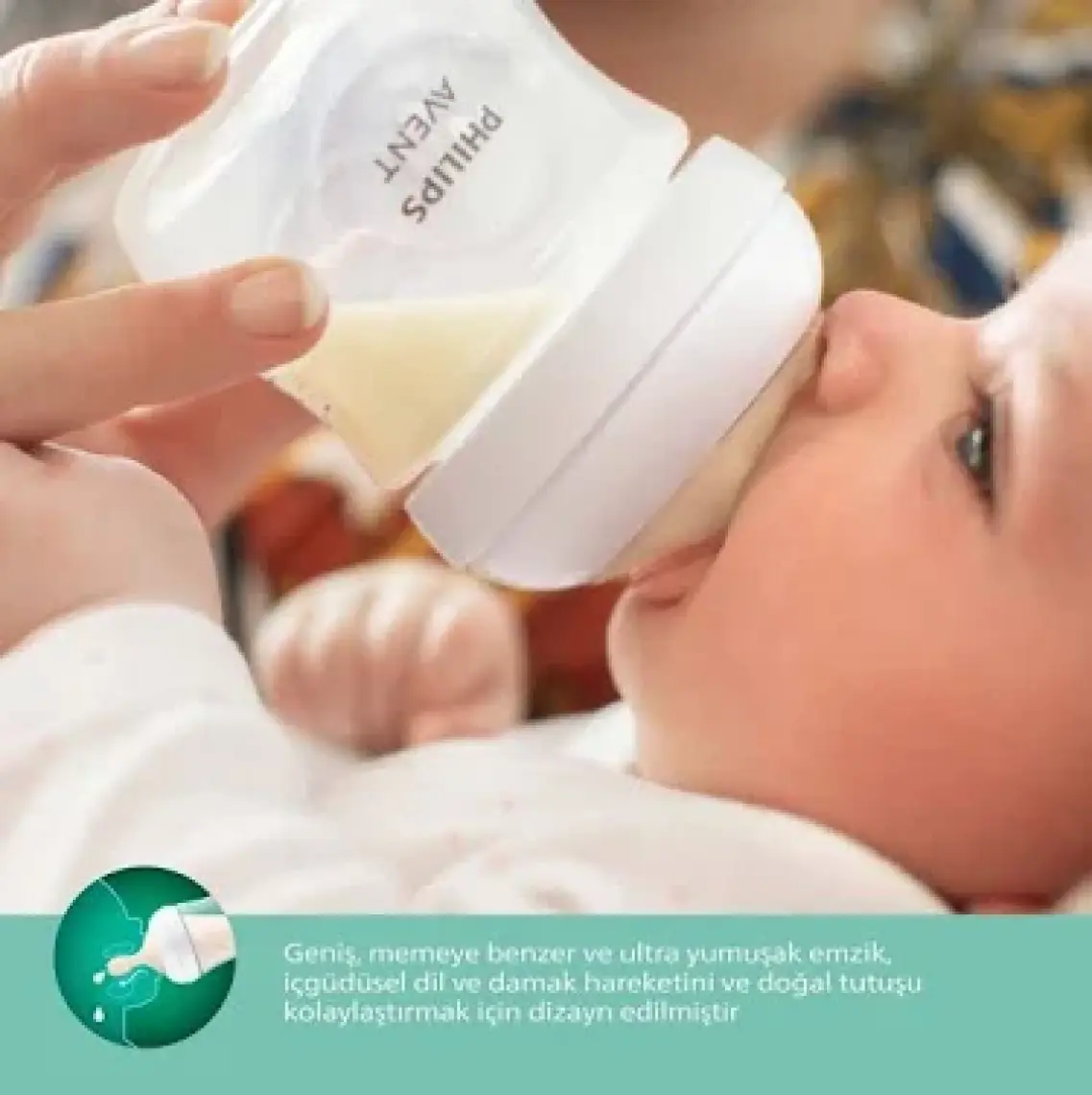 Philips Avent Natural Response Cam Biberon, 240ml, 1+ Ay, SCY933/01