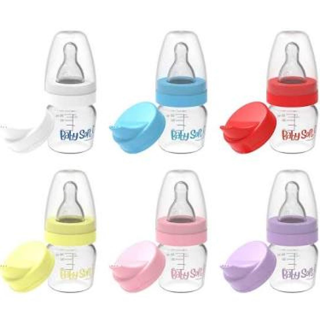 BabySoft 30 ml Plastik Biberon & Suluk Mavi