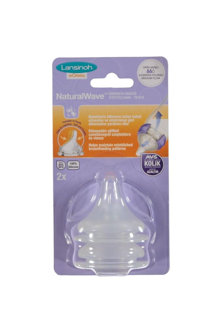 Natural Wave Biberon Emziği Orta Akışlı