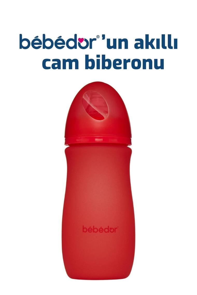 Isıya Duyarlı Renk Değiştiren Cam Biberon 260 Ml -52302-