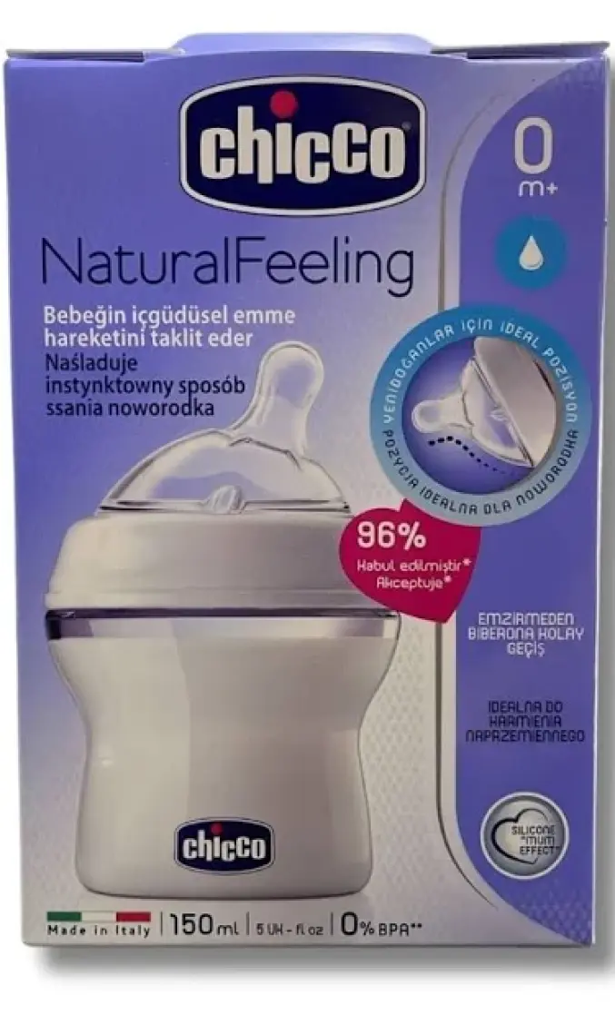 Chicco Biberon 150 ml Natural Felling 0 Ay+