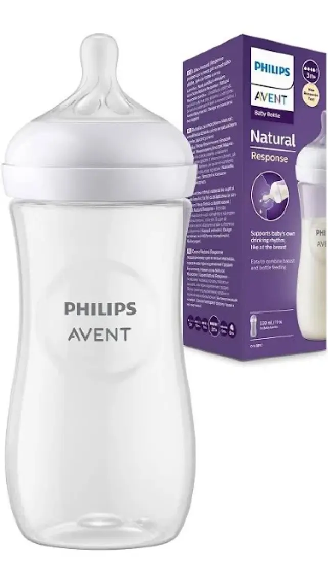 Philips Avent Natural Response PP Biberon, 330ml, 3+ Ay, SCY906/01