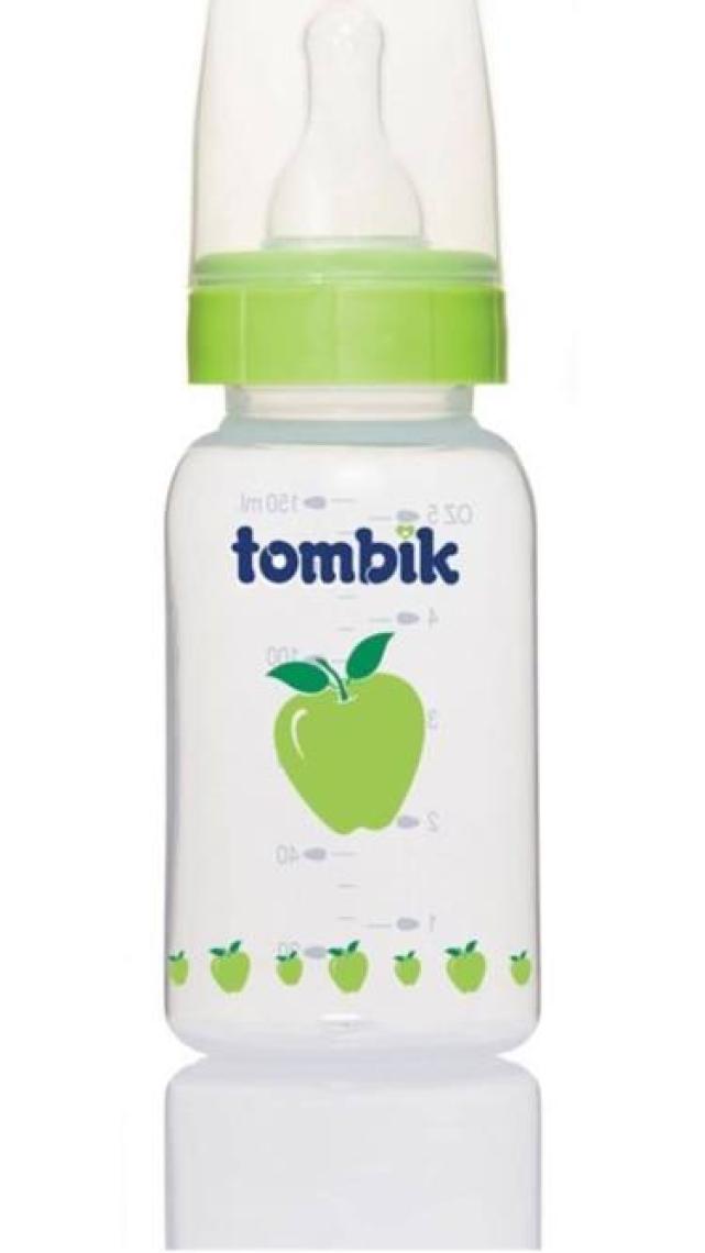Tombik Meyve Desenli PP Biberon 150 ML (%0 BPA) / Elma