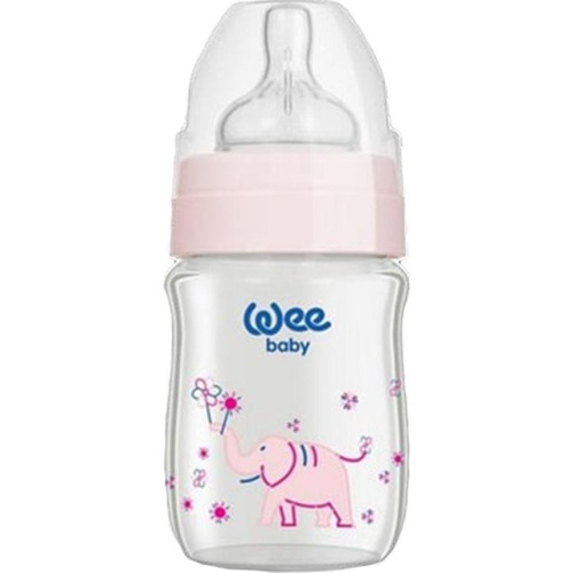 Wee Baby Klasik Geniş Ağızlı Isıya Dayanıklı Cam Biberon 0-6 ay Kod 139