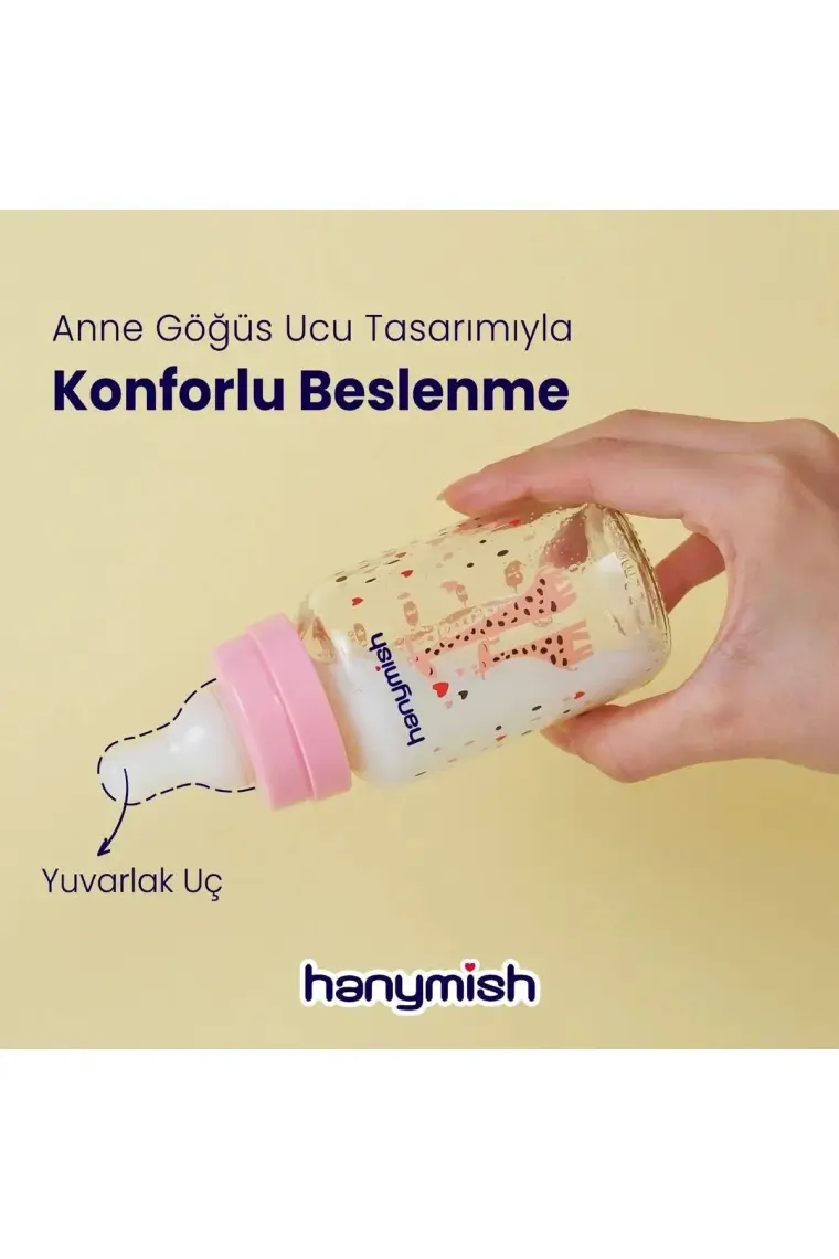 Hanymish Cam Biberon 0-6 Ay 125 ml Kod 401