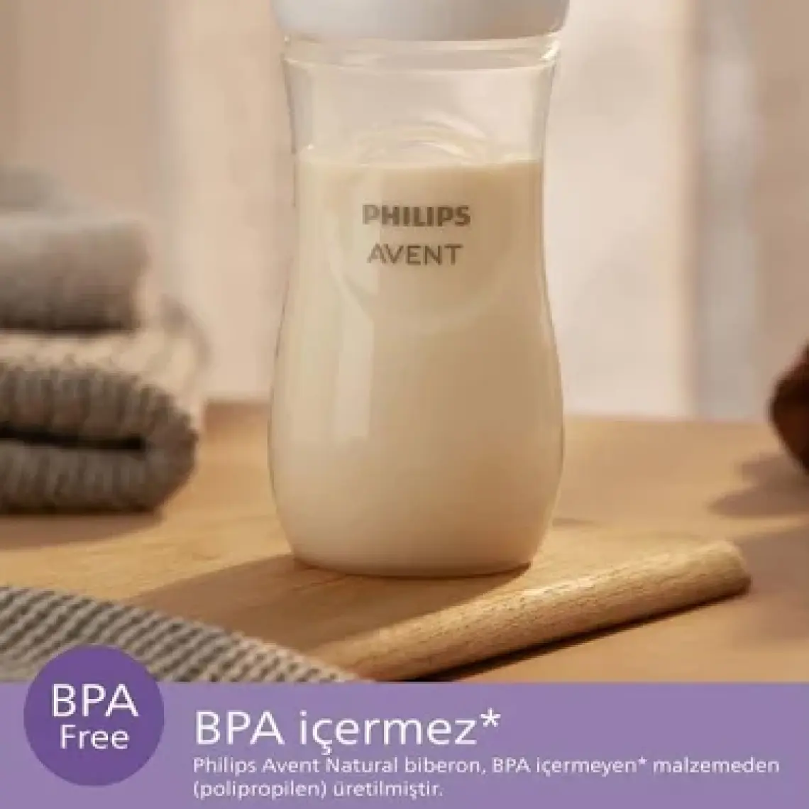 Philips Avent Natural Response PP Biberon, 330ml, 3+ Ay, SCY906/01