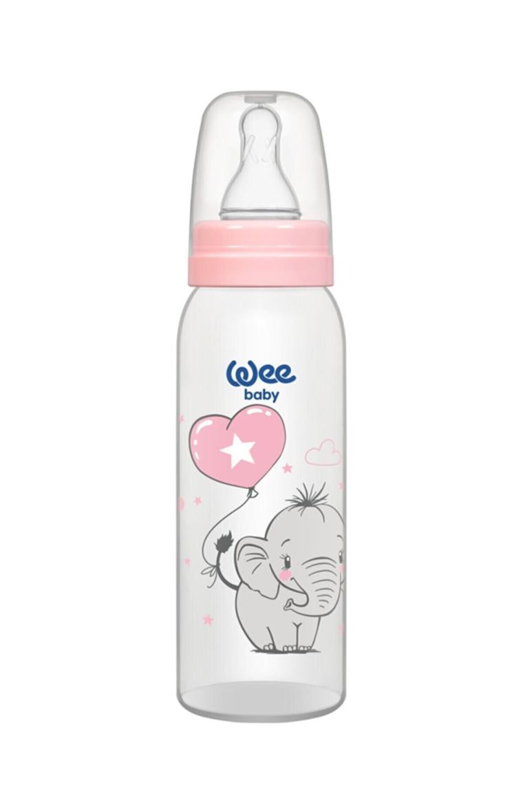 Baby Klasik Pp Biberon 250 Ml - Pembe Fil