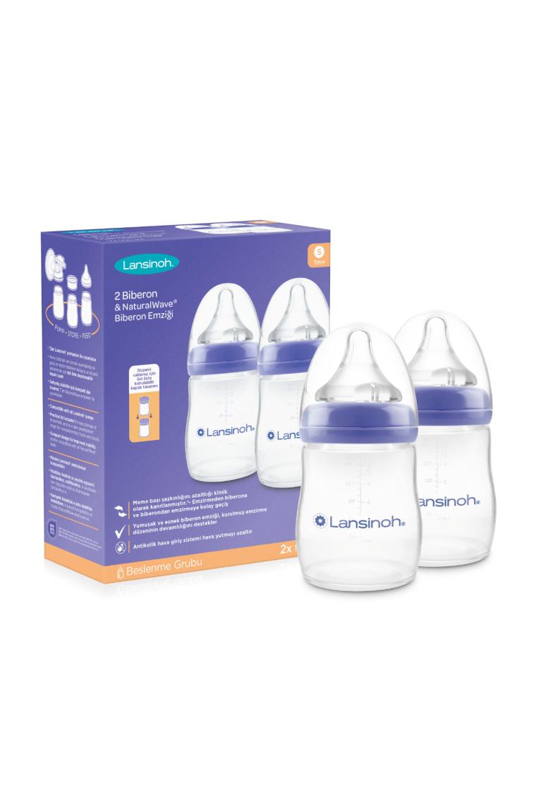 Natural Wave Biberon Seti 2 Li 160 ml
