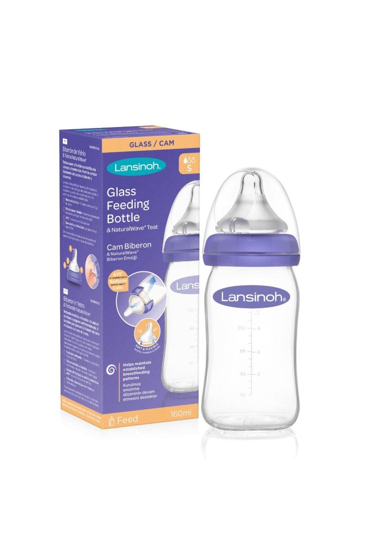 Lansinoh Natural Wave Cam Biberon 160 ml