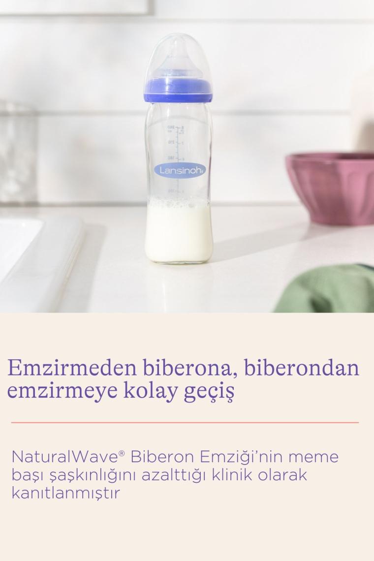Lansinoh Natural Wave Cam Biberon 160 ml