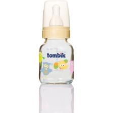 Tombik Şaşkın Hayvancıklar Serisi Cam Biberon 100 ml / Ekru