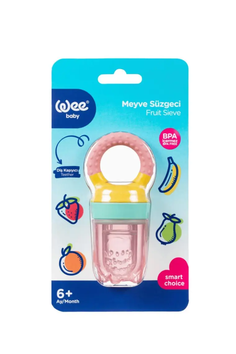 Wee Baby Pembe Renk Wee Baby Meyve Süzgeci