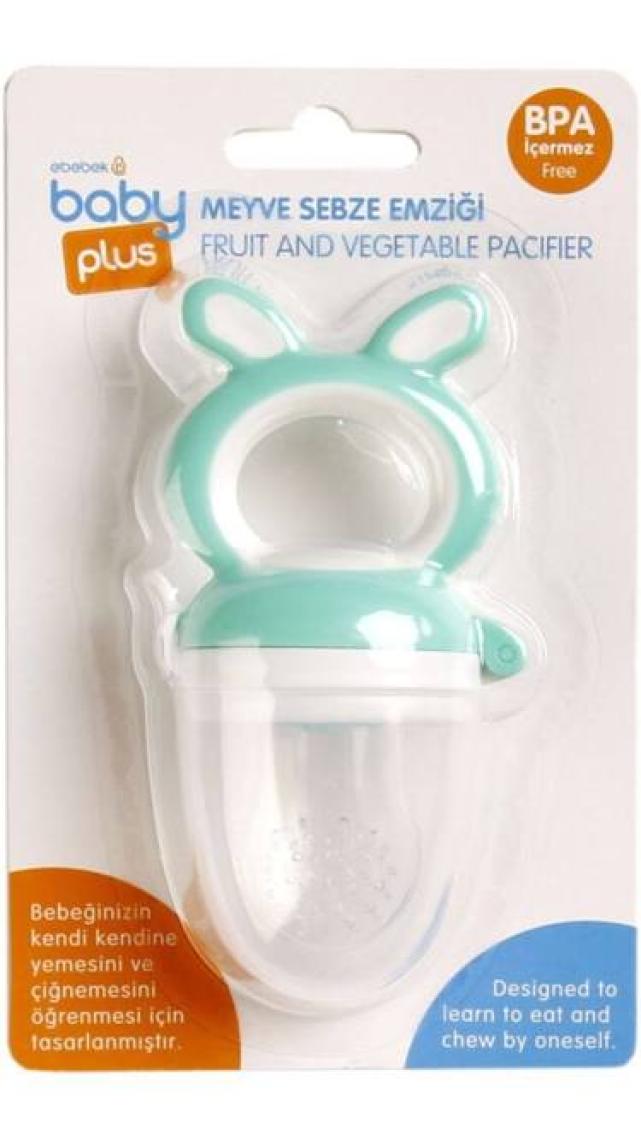 Baby Plus Silikon Meyve Sebze Emziği