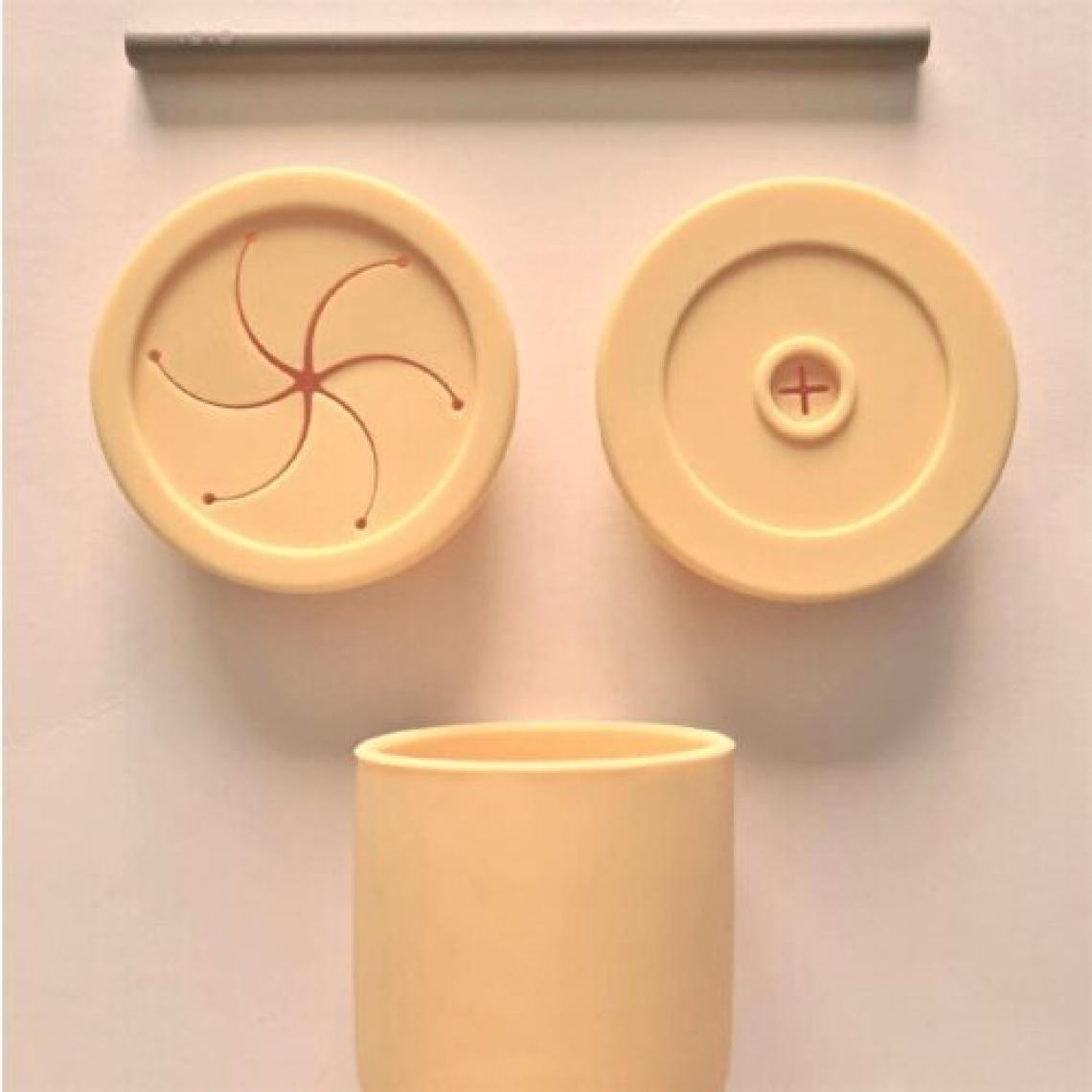 OİOİ Ham+Hüp Pipetli Bardak Seti 6 Ay+ Sarı-Gri