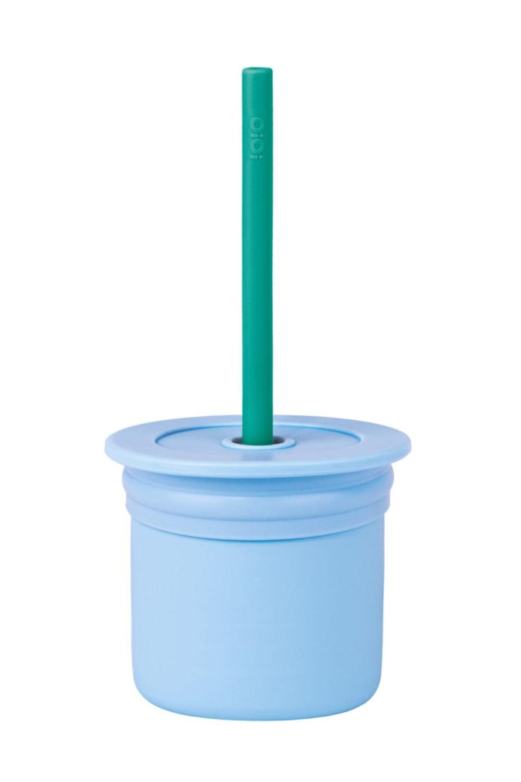 OİOİ Ham+Hüp Pipetli Bardak Seti 6 Ay+ Mavi-Yeşil