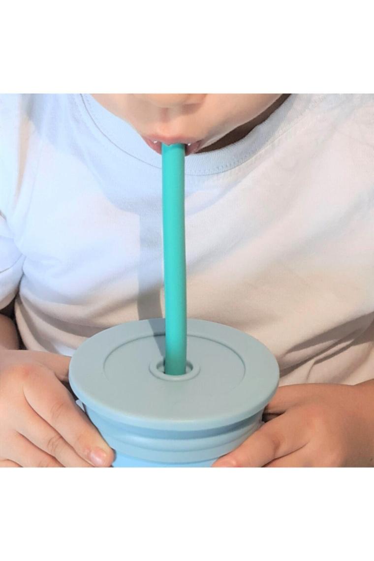 OİOİ Ham+Hüp Pipetli Bardak Seti 6 Ay+ Mavi-Yeşil