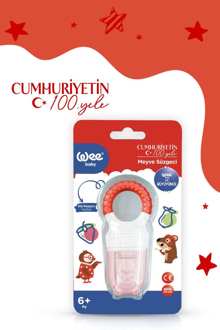 Wee Baby 207 Kırmızı Meyve Süzgeci