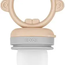 Oioi Silikon Püre Sebze ve Meyve Emziği Bubble Beige 6+ Ay