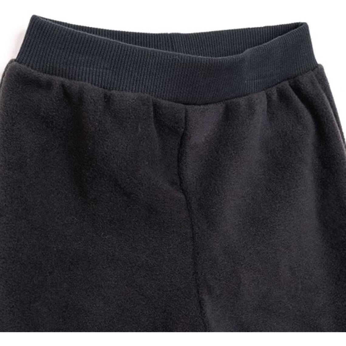 Hellobaby Erkek Bebek Basic Pantolon Polar Ribanalı Paça Koyu Gri