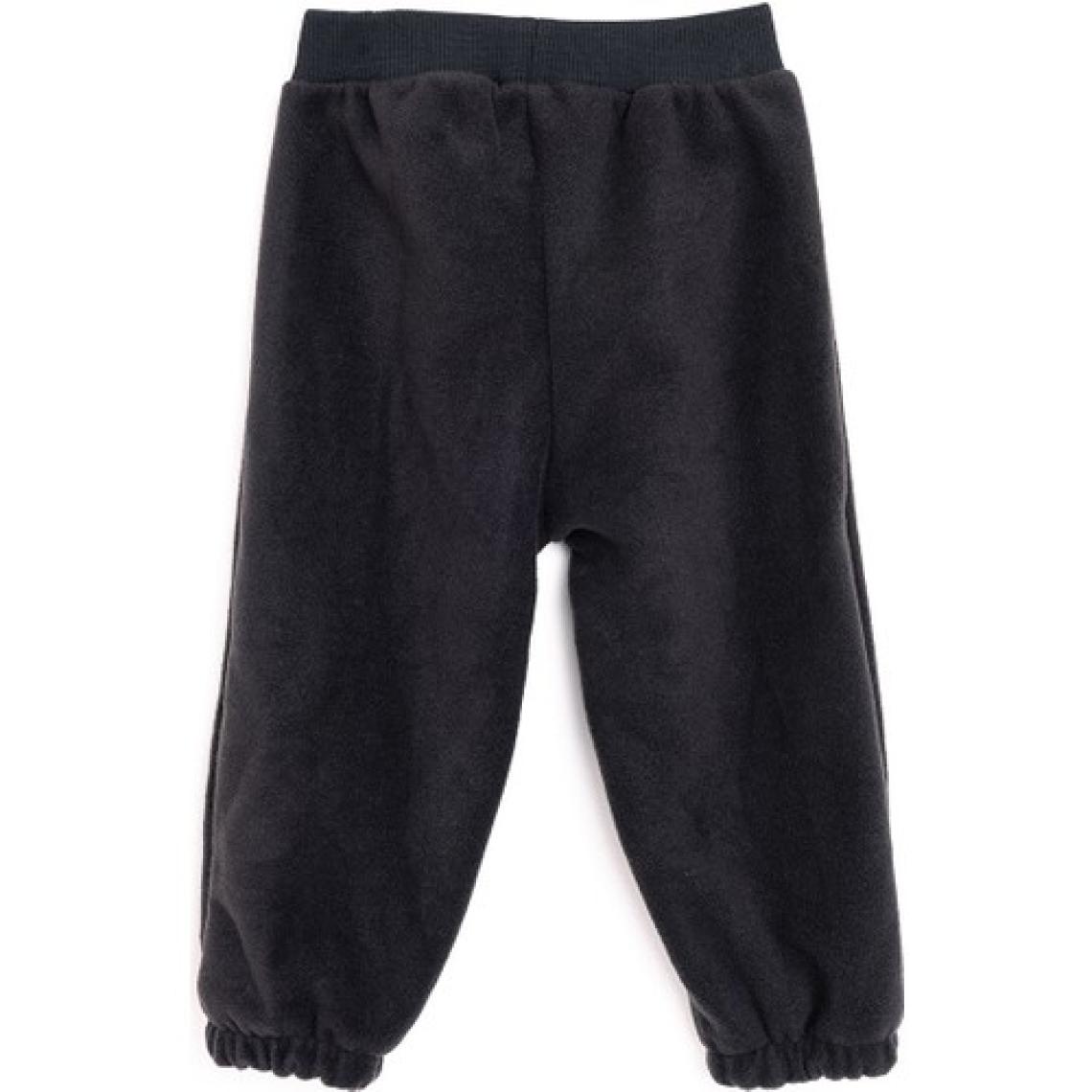 Hellobaby Erkek Bebek Basic Pantolon Polar Ribanalı Paça Koyu Gri