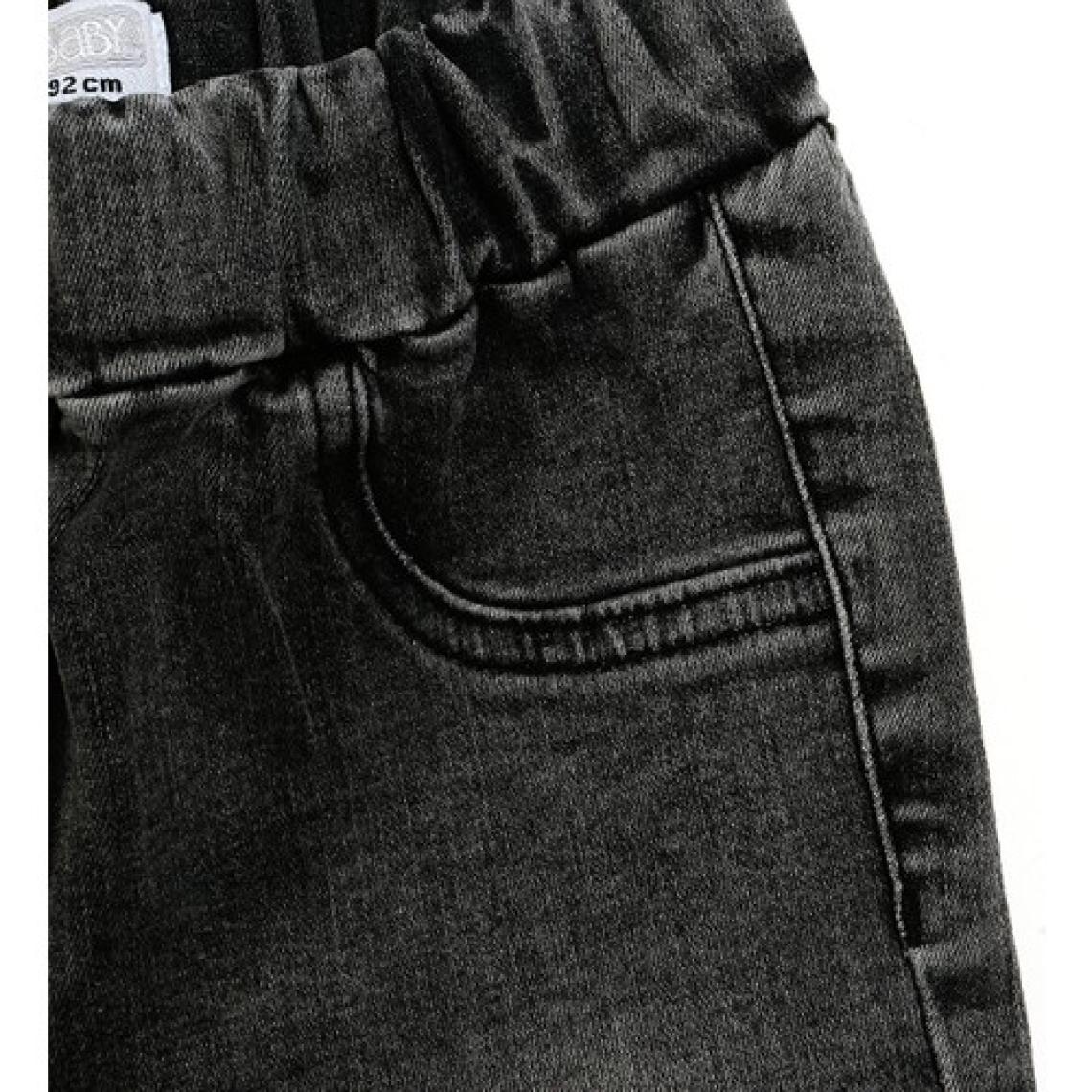 HelloBaby Basic Kız Bebek Siyah Denim Pantolon Kız Bebek