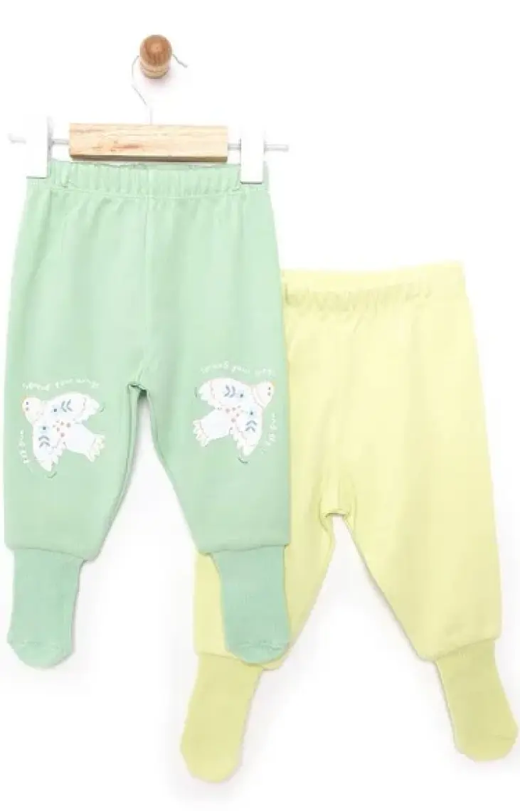 HelloBaby 2li Çoraplı Pantolon Kız Bebek