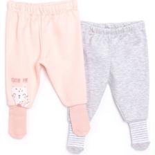 HelloBaby 2li Çoraplı Pantolon Melanj Kız Bebek