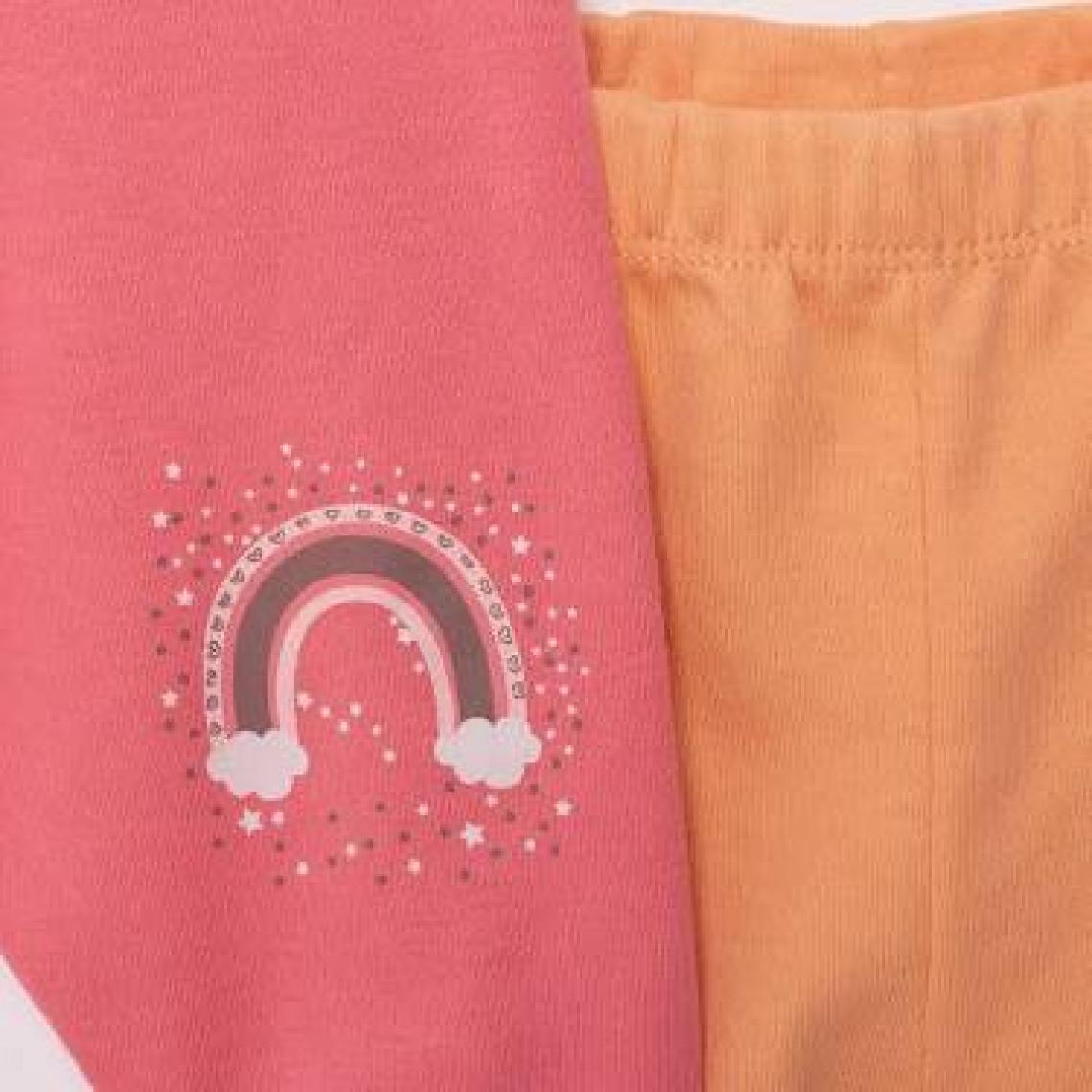 HelloBaby HelloBaby 2li Çoraplı Pantolon Kız Bebek