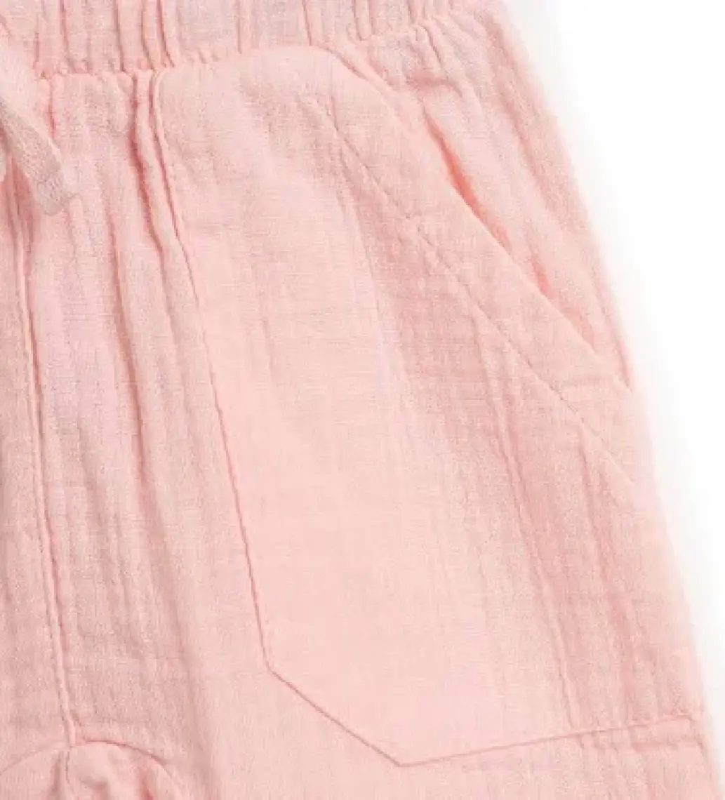 HelloBaby HelloBaby Basic Kız Bebek Cepli Pantolon Kız Bebek